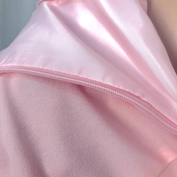 Baby Pink Bow Detail Spaghetti Strap Mini Dress - Picture 2 of 4